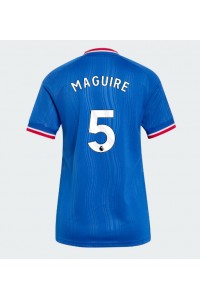Manchester United Harry Maguire #5 Jalkapallovaatteet Naisten Vieraspaita 2026-27 Lyhythihainen